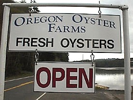 map to Oregon Oyster Farms, Newport, Oregon